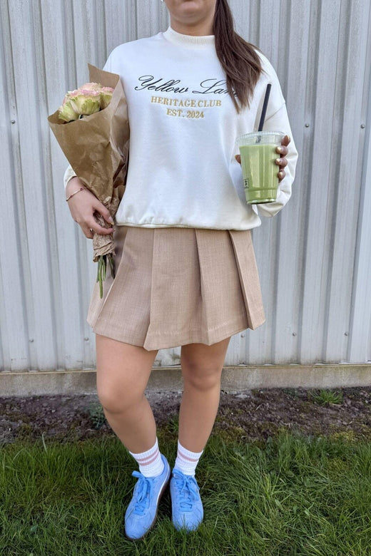 Yellow Lane - Lane Mini Skorts 165303 - 217 - Caramel Shorts 