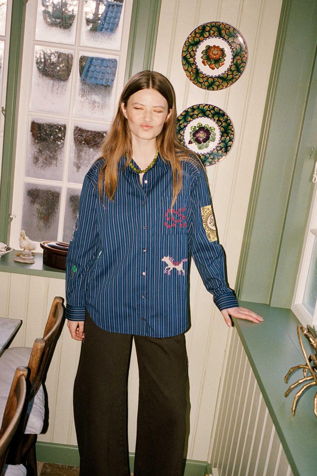Sissel Edelbo - Brenna Shirt Se 2007 - Navy Stripes