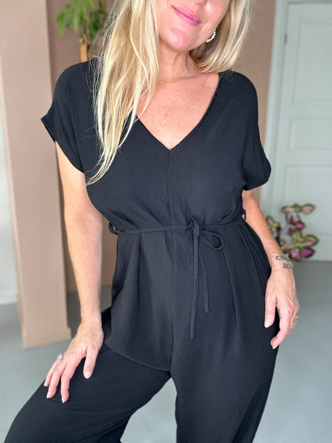 A-be - Jumpsuit 7241 - Black Buksedragter 