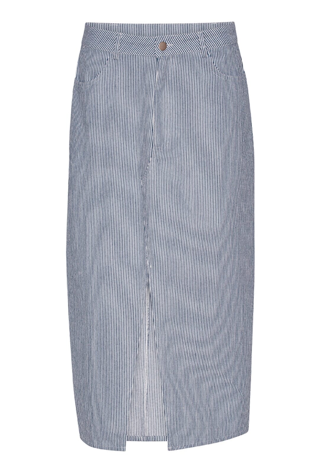 A-View - Kana Skirt - 112 Blue/White Stribe Nederdele 