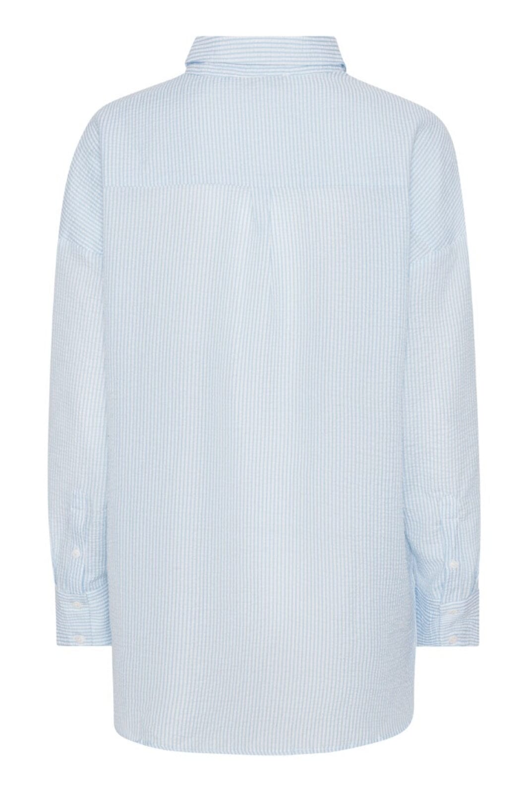 A-View - Sonja Shirt - 112 Blue/White Stribe Skjorter 