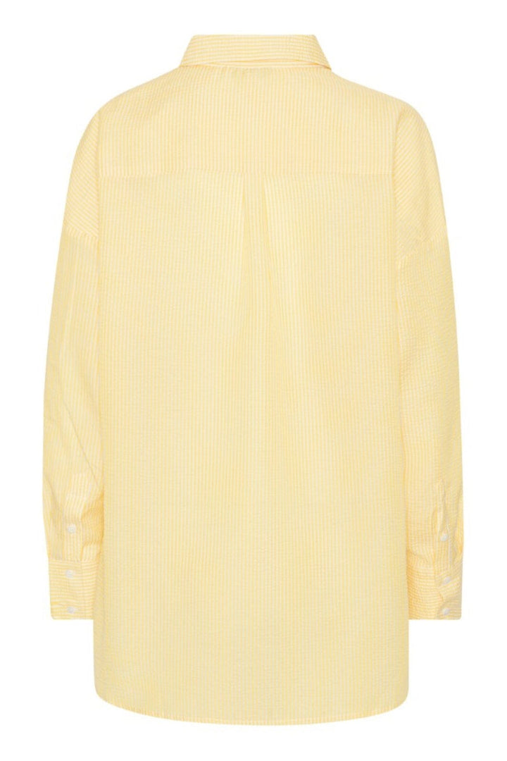 A-View - Sonja Shirt - 123 Yellow/White Skjorter 