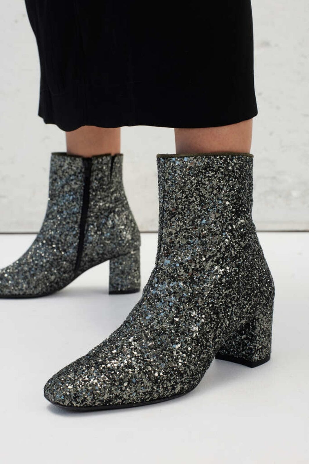 Angulus - Block heel boot with zipper - 1922 Støvletter 