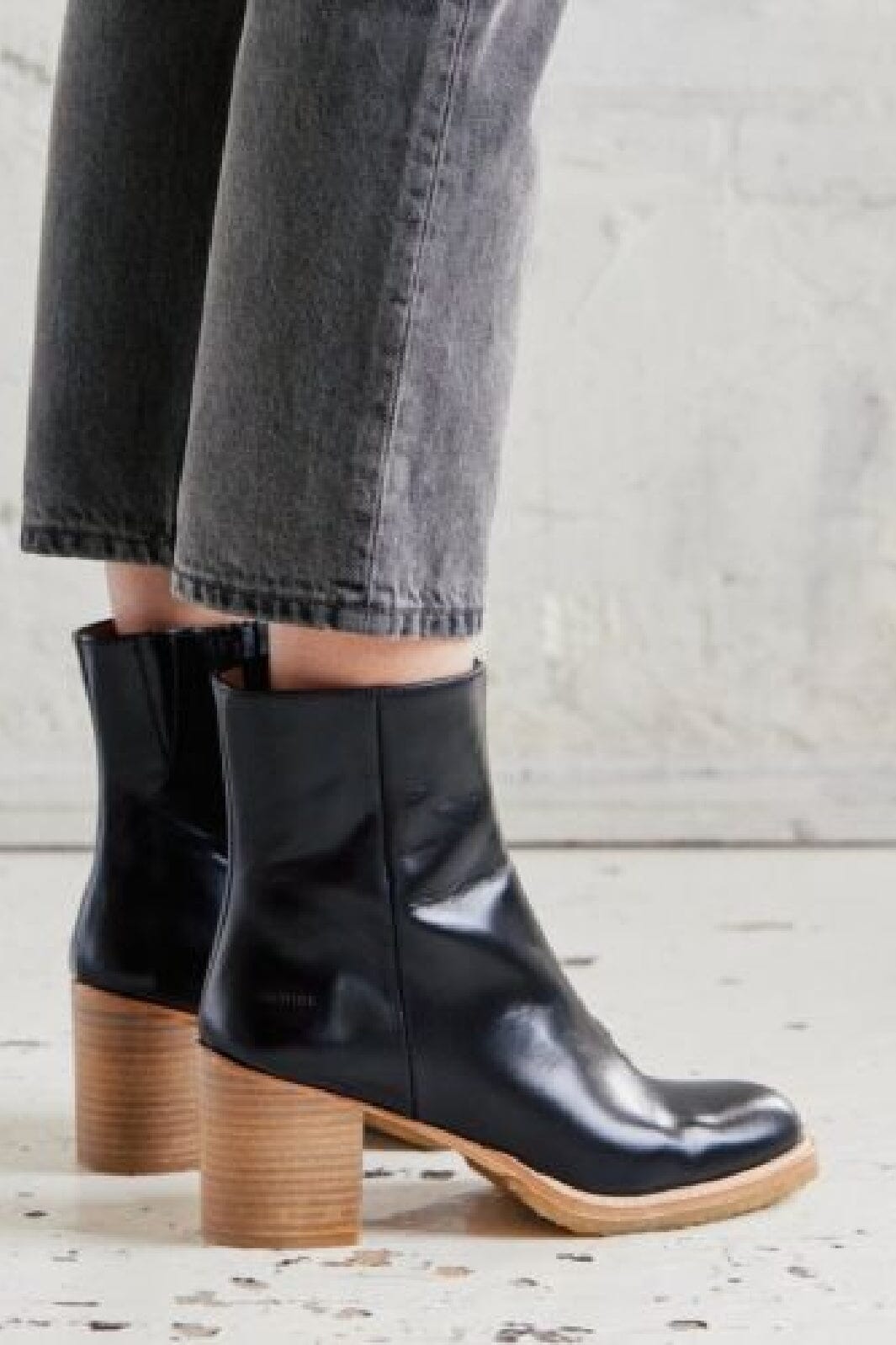 Angulus - Block heel boot with zipper - 8470 Støvletter 
