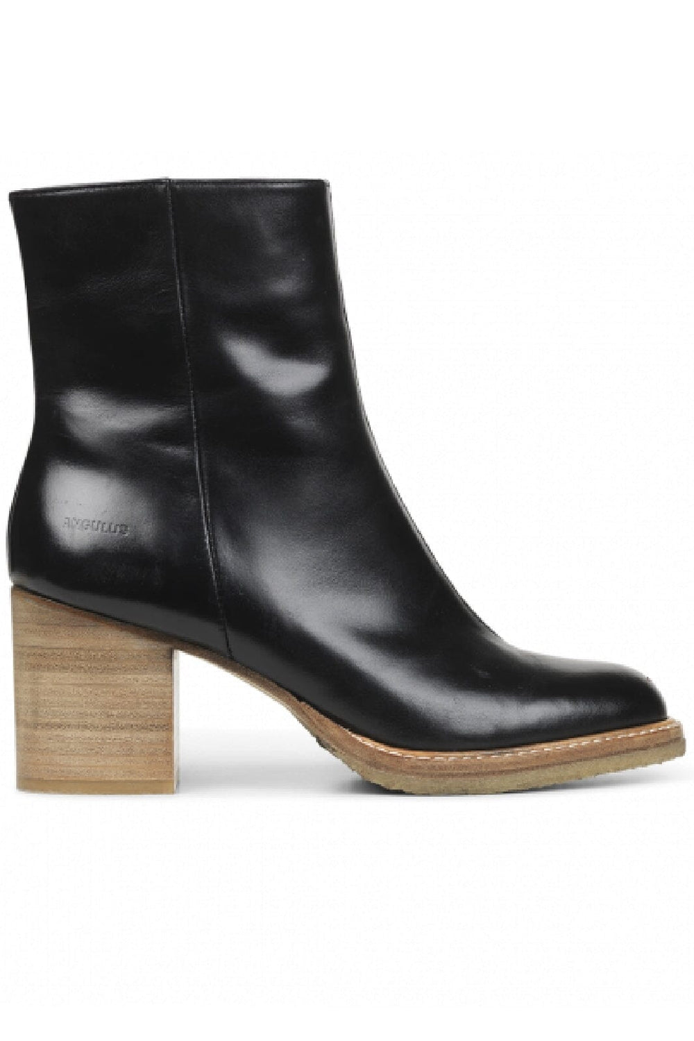 Angulus - Block heel boot with zipper - 8470 Støvletter 