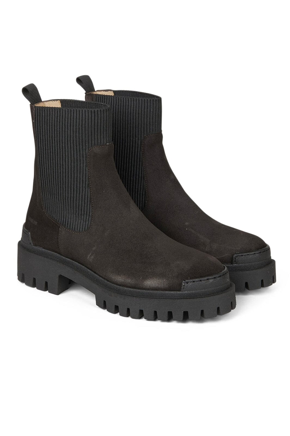 Angulus - Boot with elastic - 1716/019 Espresso/Black Støvler 