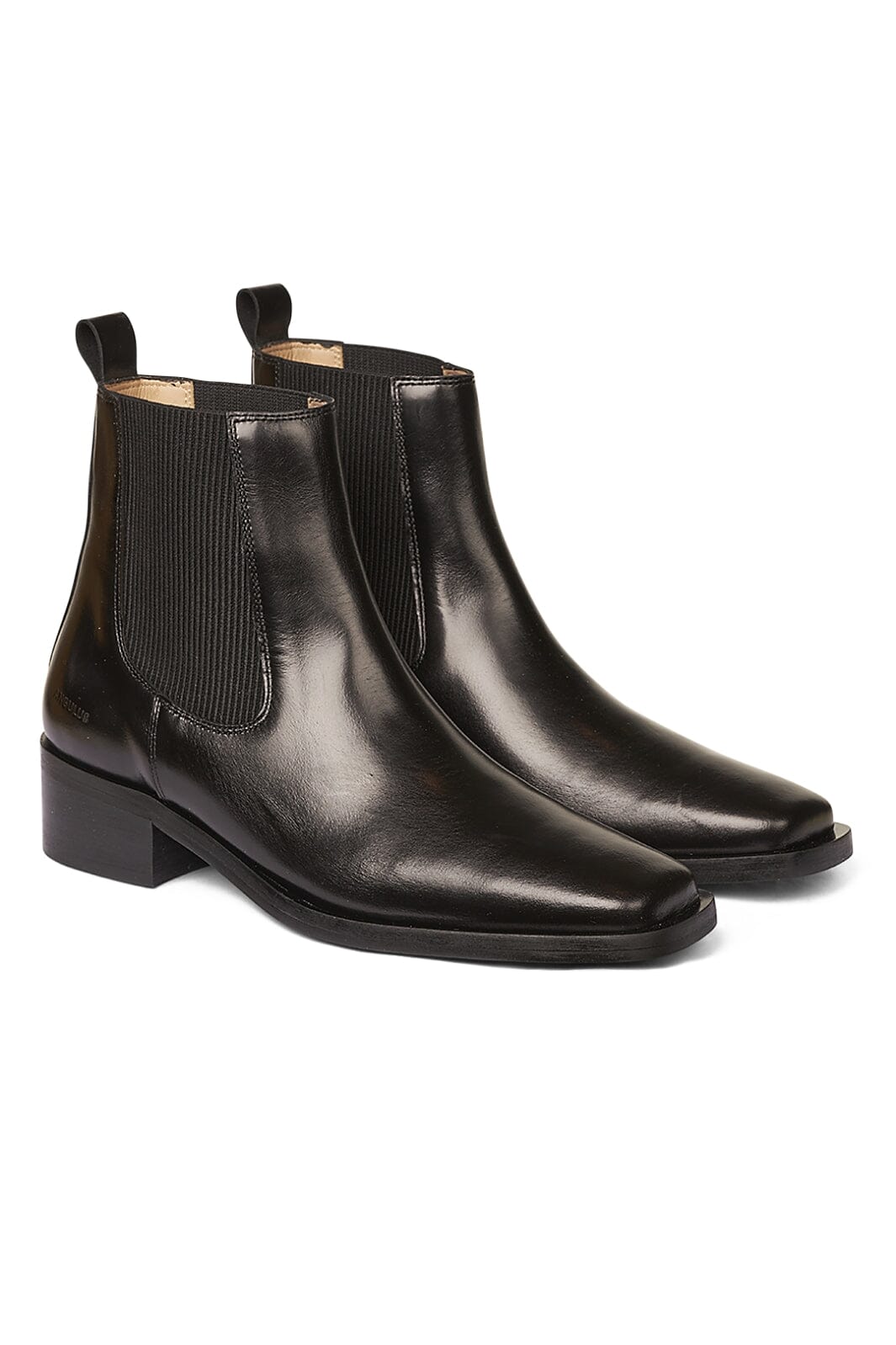 Angulus - Boot with elastic - 1835/019 Black /Black Støvler 