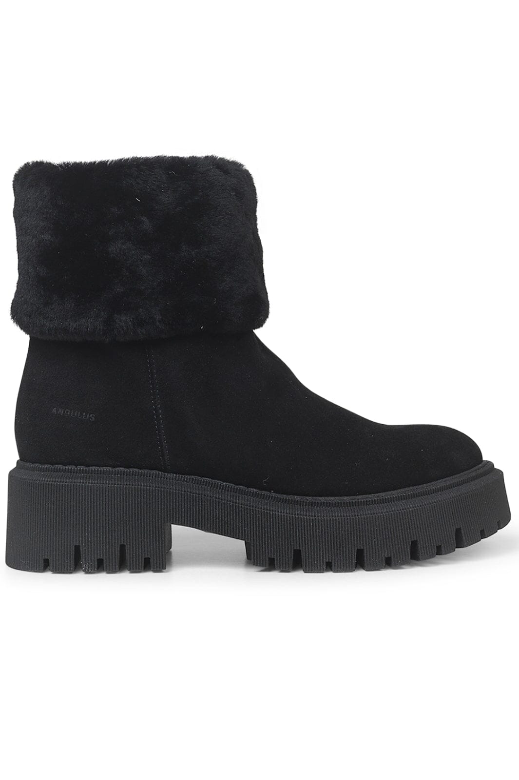 Angulus - Boot with wool lining - 1163/2014 Black/BLack Lamb Wool Vinterstøvler 