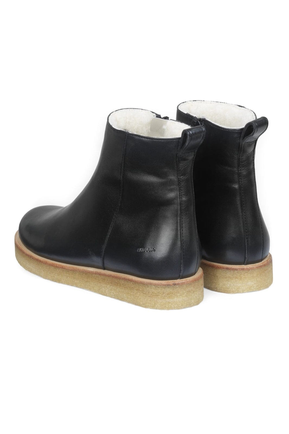 Angulus - Boot with wool lining. - 1604 Black Støvler 