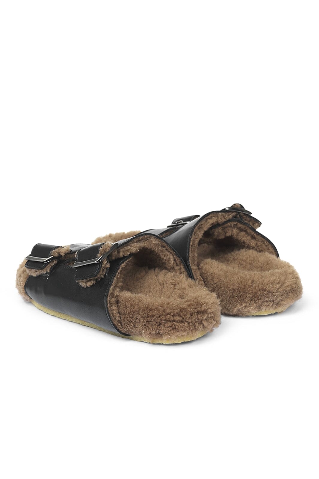 Angulus - Footbed slip ins - 2010/1604 Brown/Black Sandaler 