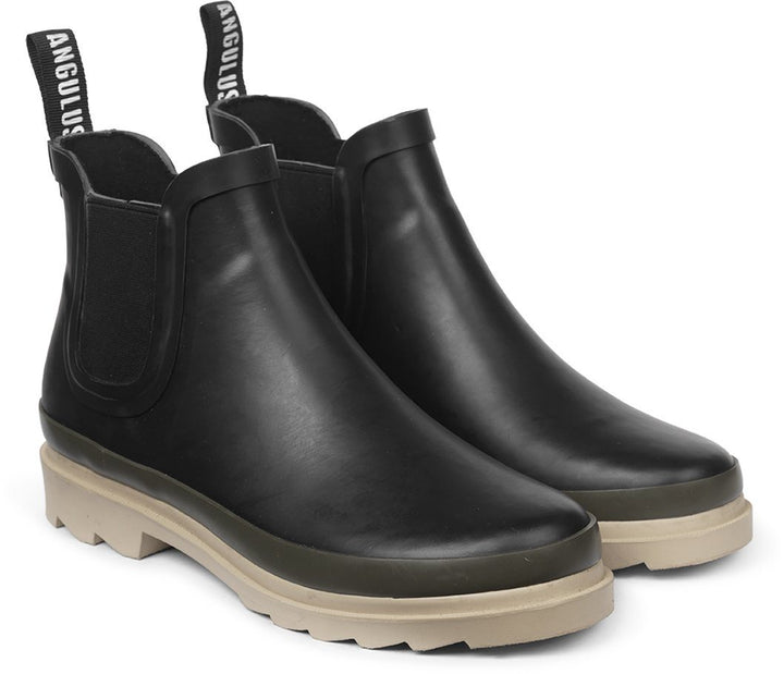Angulus - Gummistøvle - Black/Olive Gummistøvler 