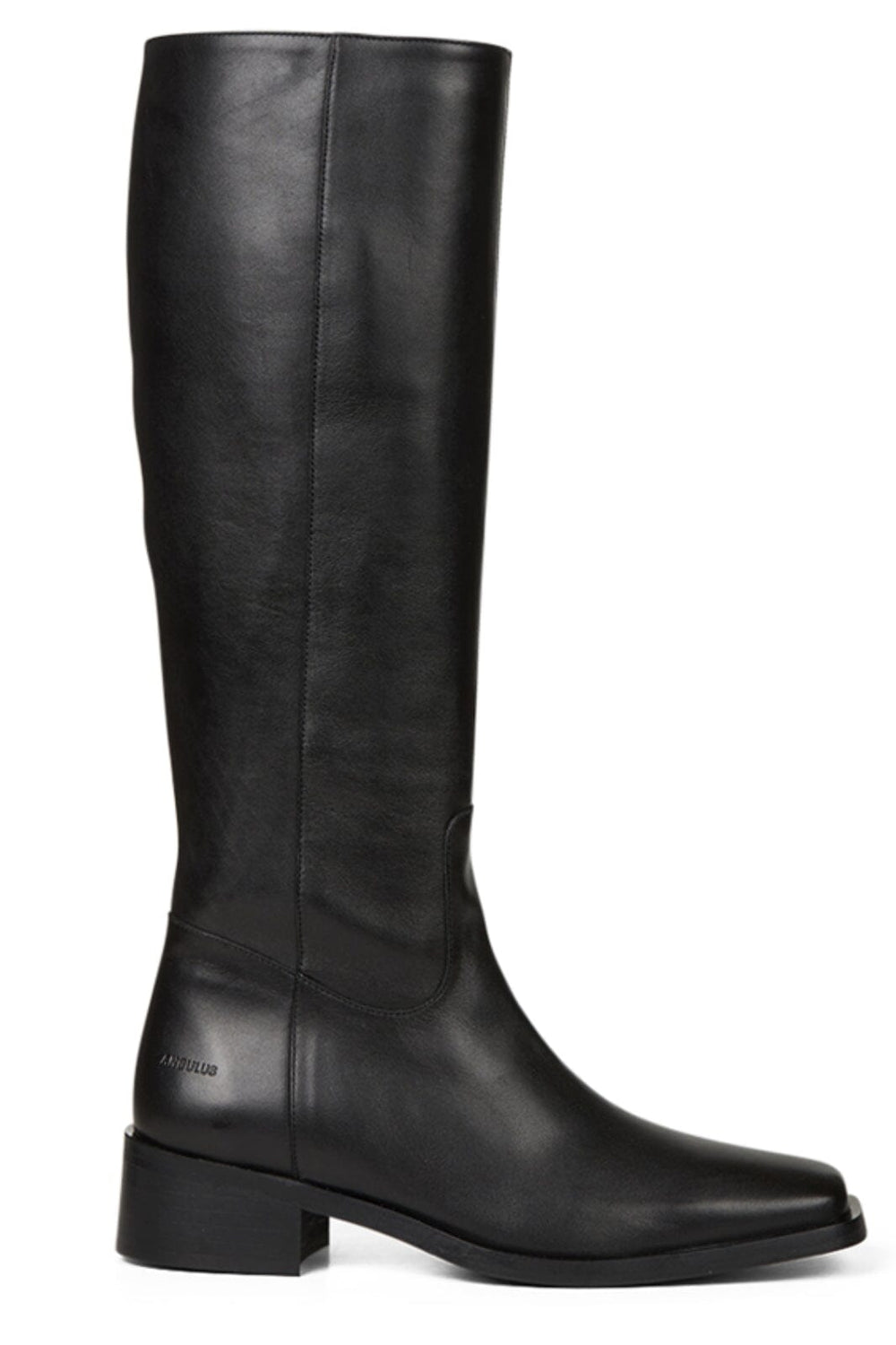 Angulus - High-leg boot with zipper - 1604 Black Støvler 