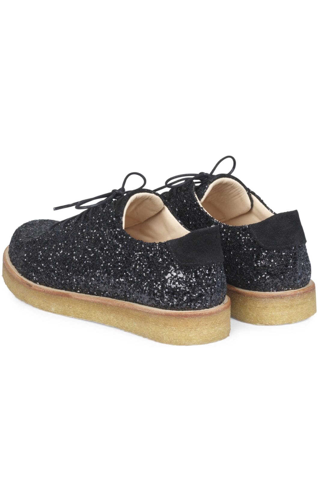 Angulus - Sneaker in with plateau sole - 2486/1163 Black Glitt