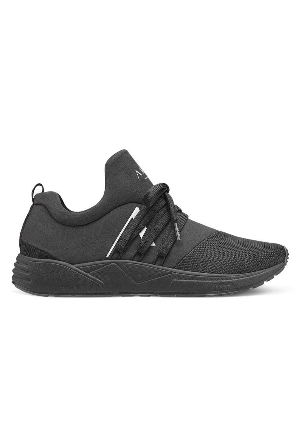 ARKK Copenhagen - Raven Mesh S-E15 All - Black White Sneakers 