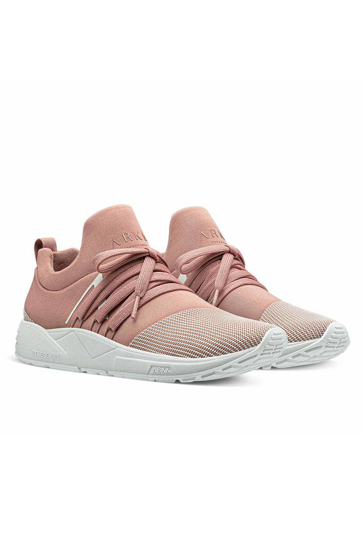 ARKK Copenhagen - Raven Mesh S-E15 - Ash Rose White Sneakers 