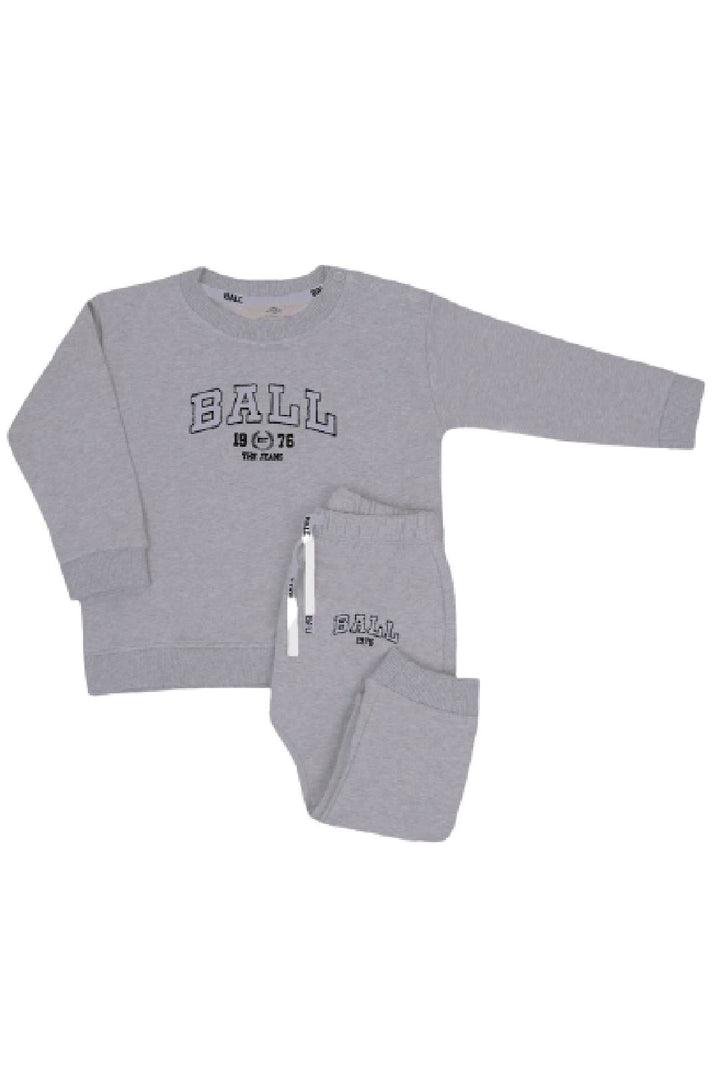Ball - Baby Sweatsuit L. Taylor - Grey Melange Sweatshirts 