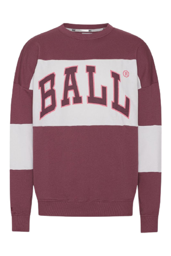 Ball - J. Robinson - Burgundy Sweatshirts 