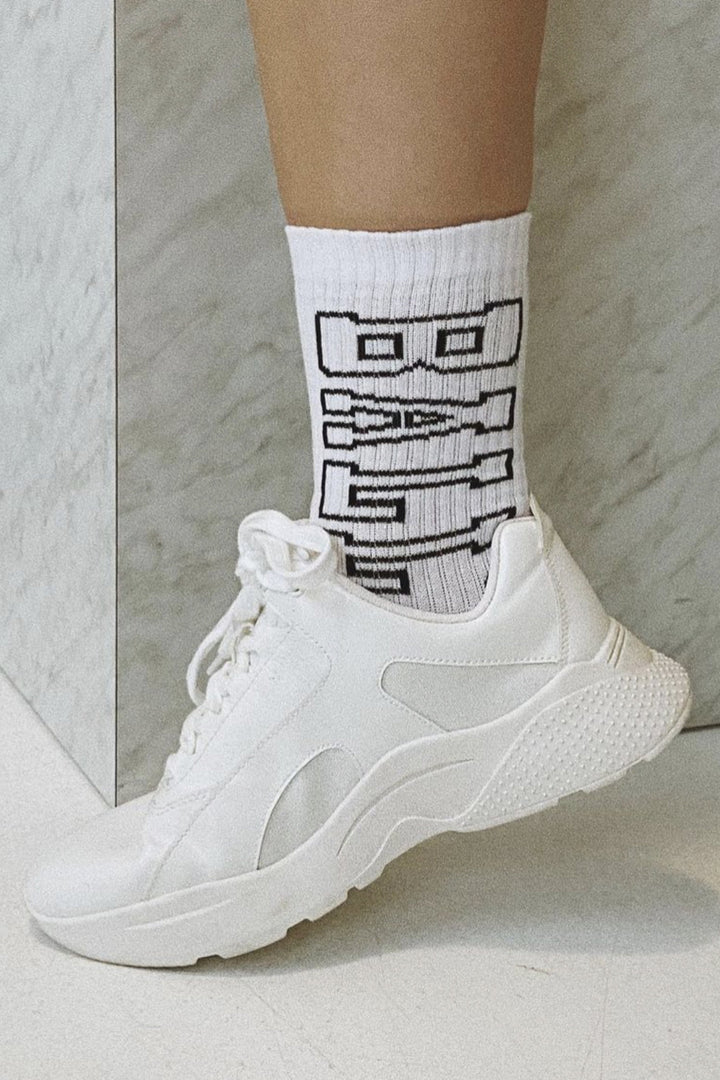 Ball - Socks 3-Pack - White Strømper 