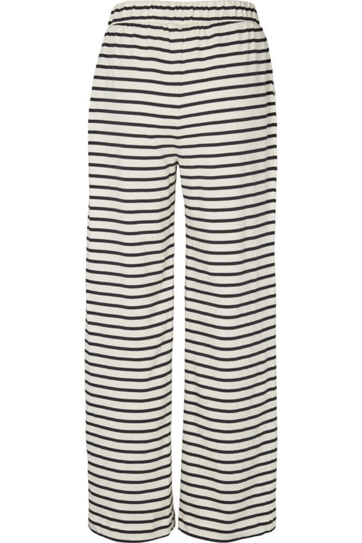 Basic Apparel - Breton Loose Pants - 482 Birch/Black Bukser 
