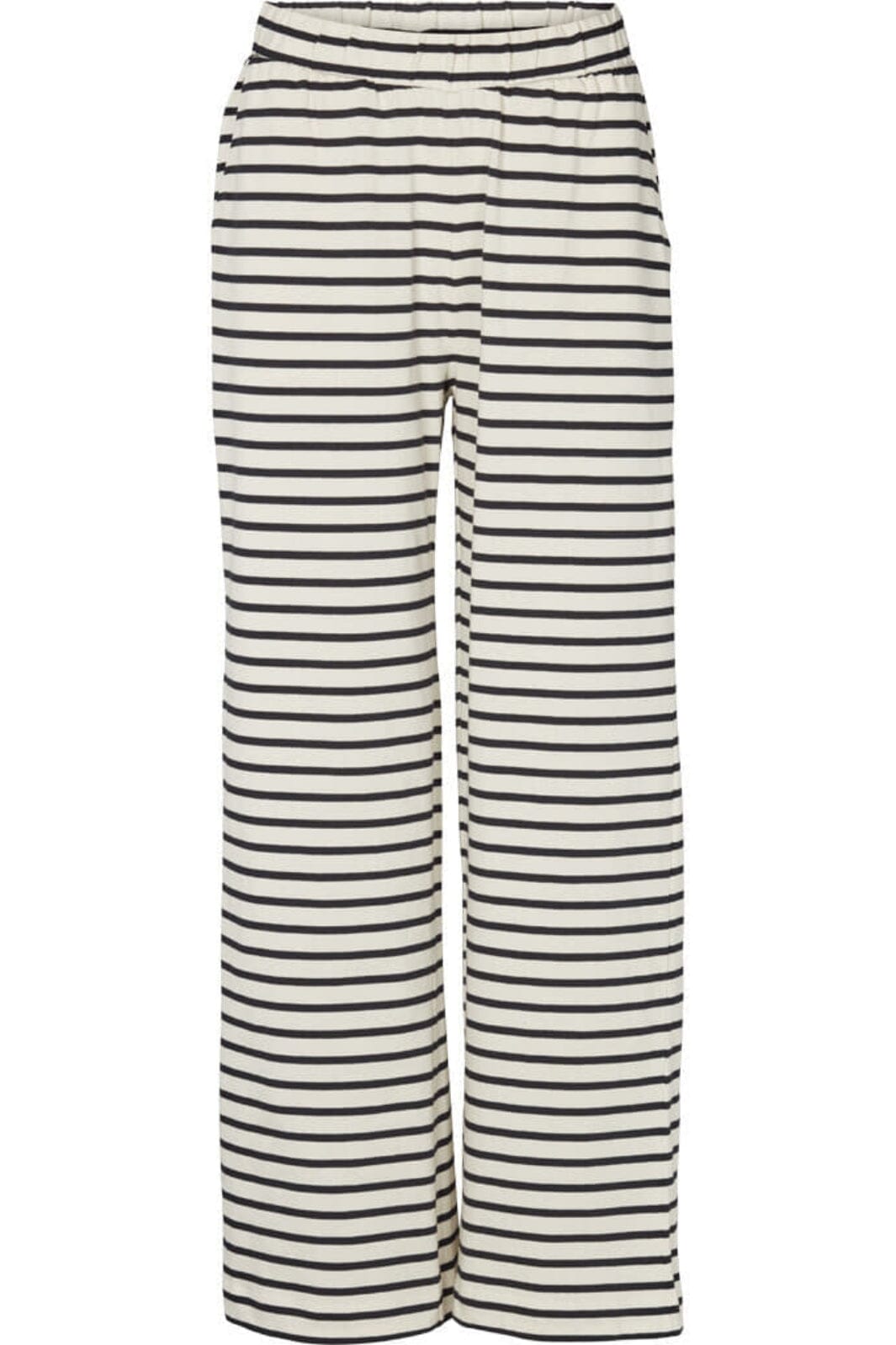 Basic Apparel - Breton Loose Pants - 482 Birch/Black Bukser 