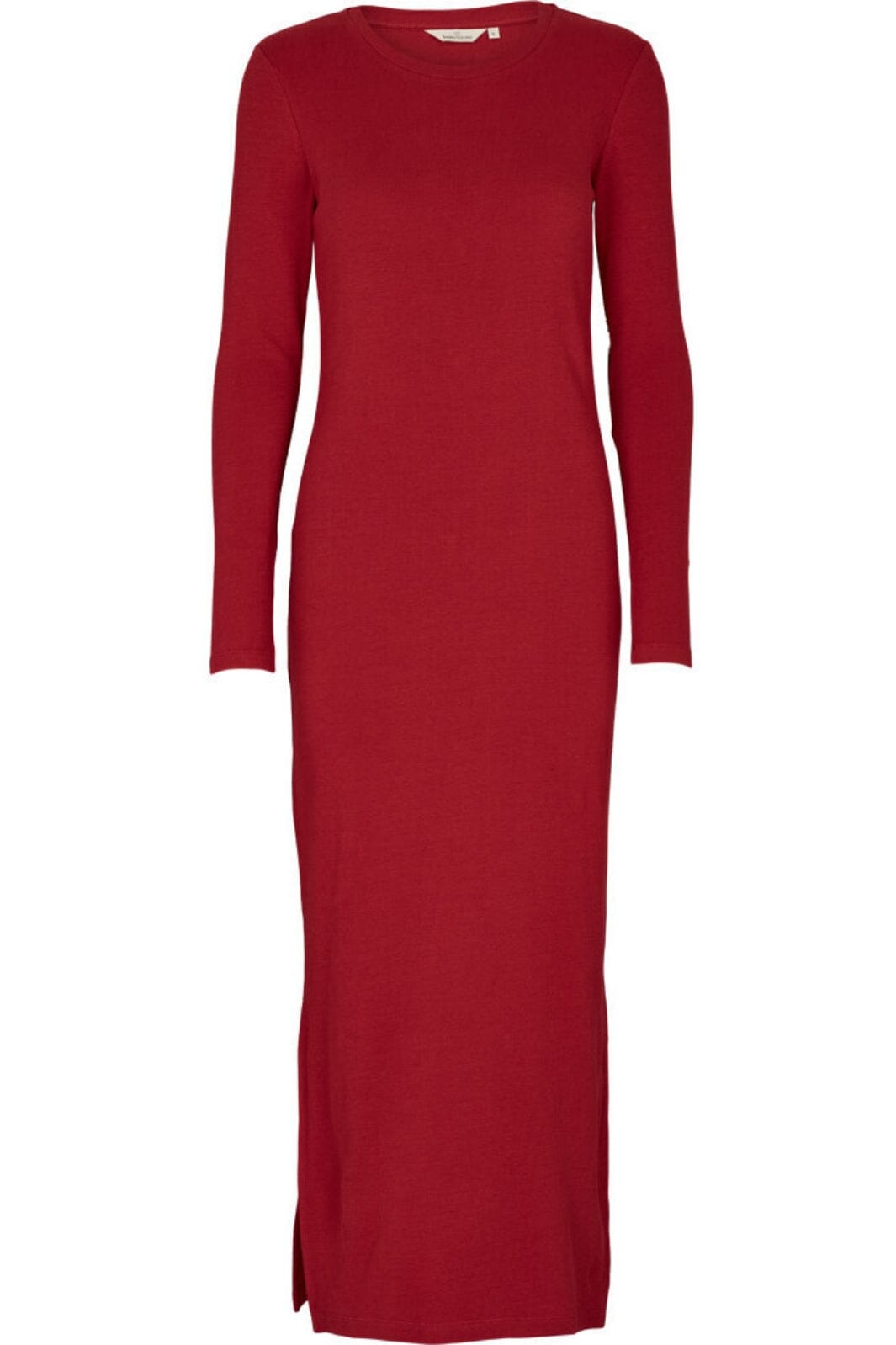 Basic Apparel - Ludmilla Long Dress Gots - 278 High Risk Red Kjoler 