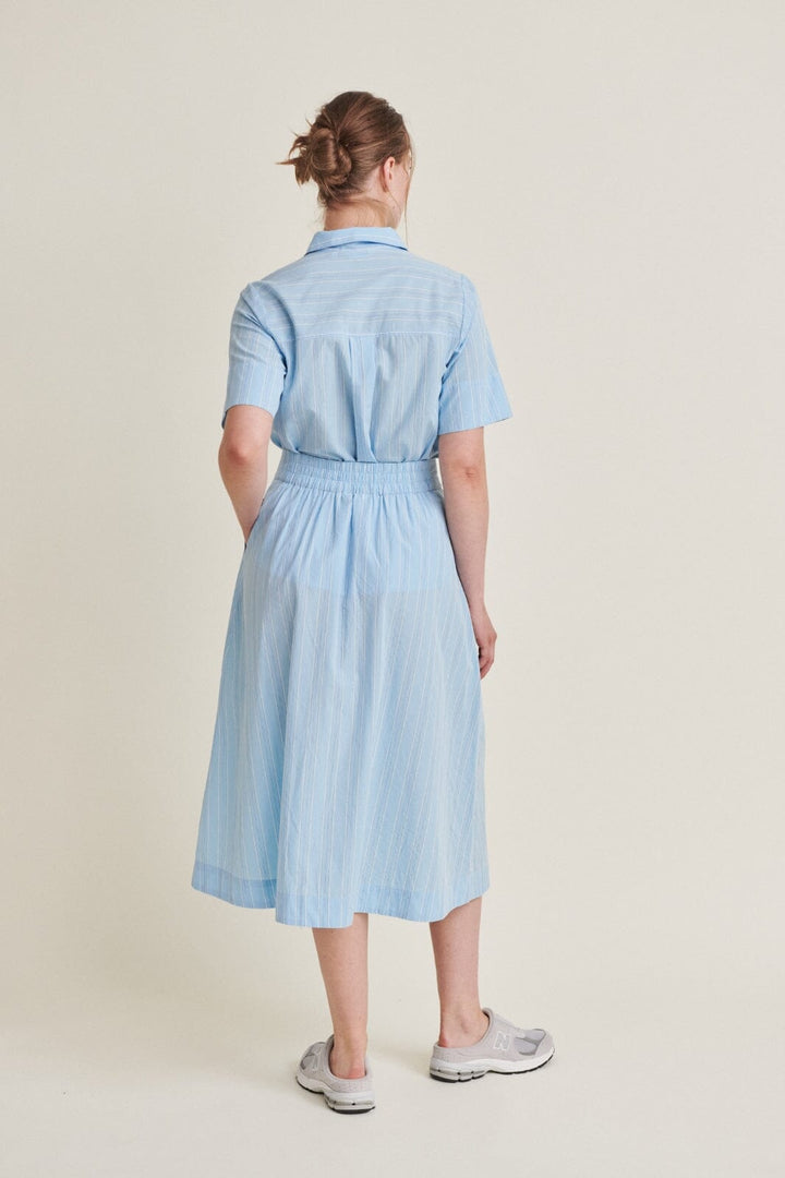 Basic Apparel - Marina Skirt - 679 Airy Blue / Lotus / Birch / Classic Blue Nederdele 