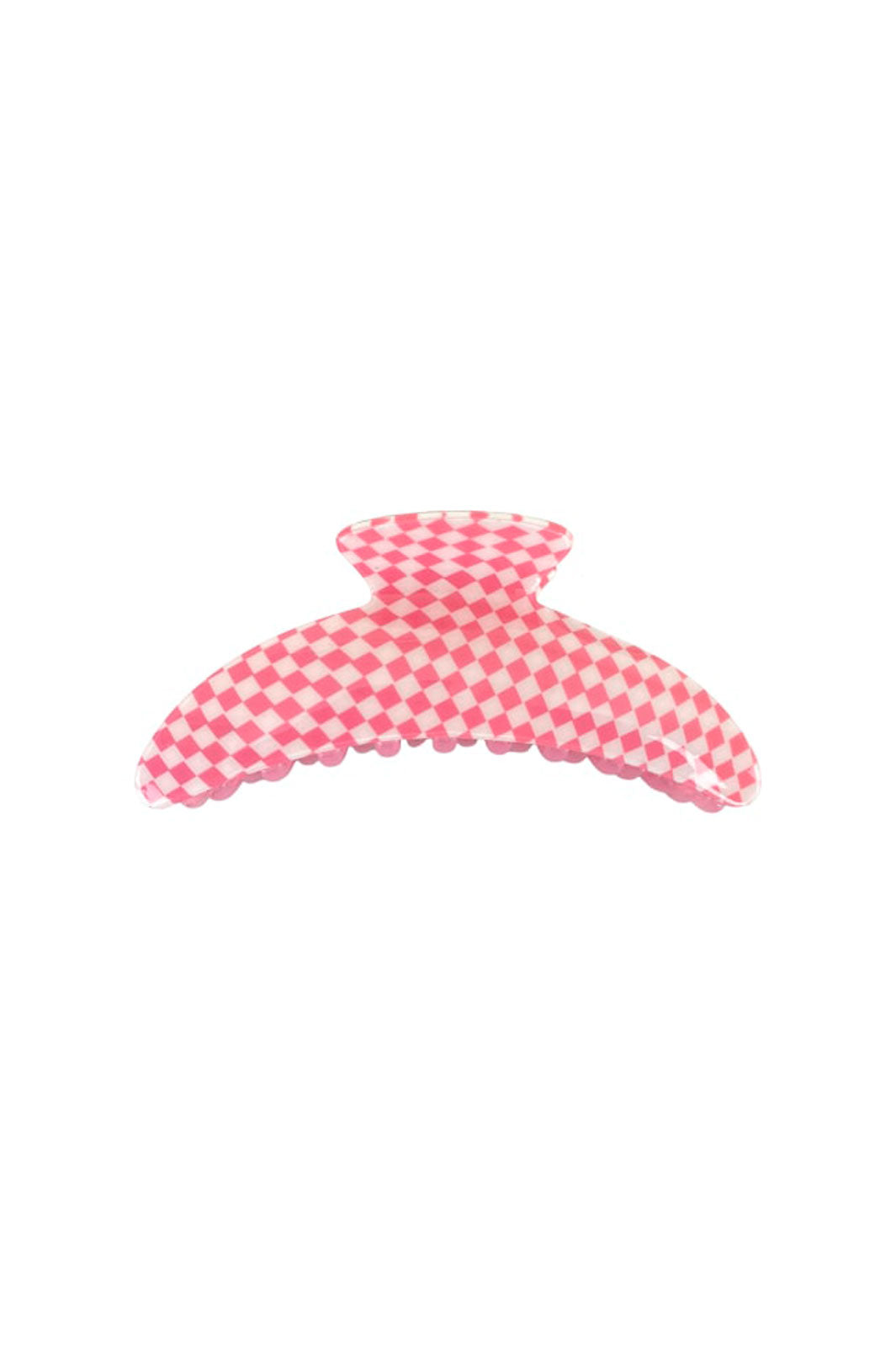 Black Colour - Bcagnes Big Chekered Hair Claw - Lt. Pink Hårspænder 
