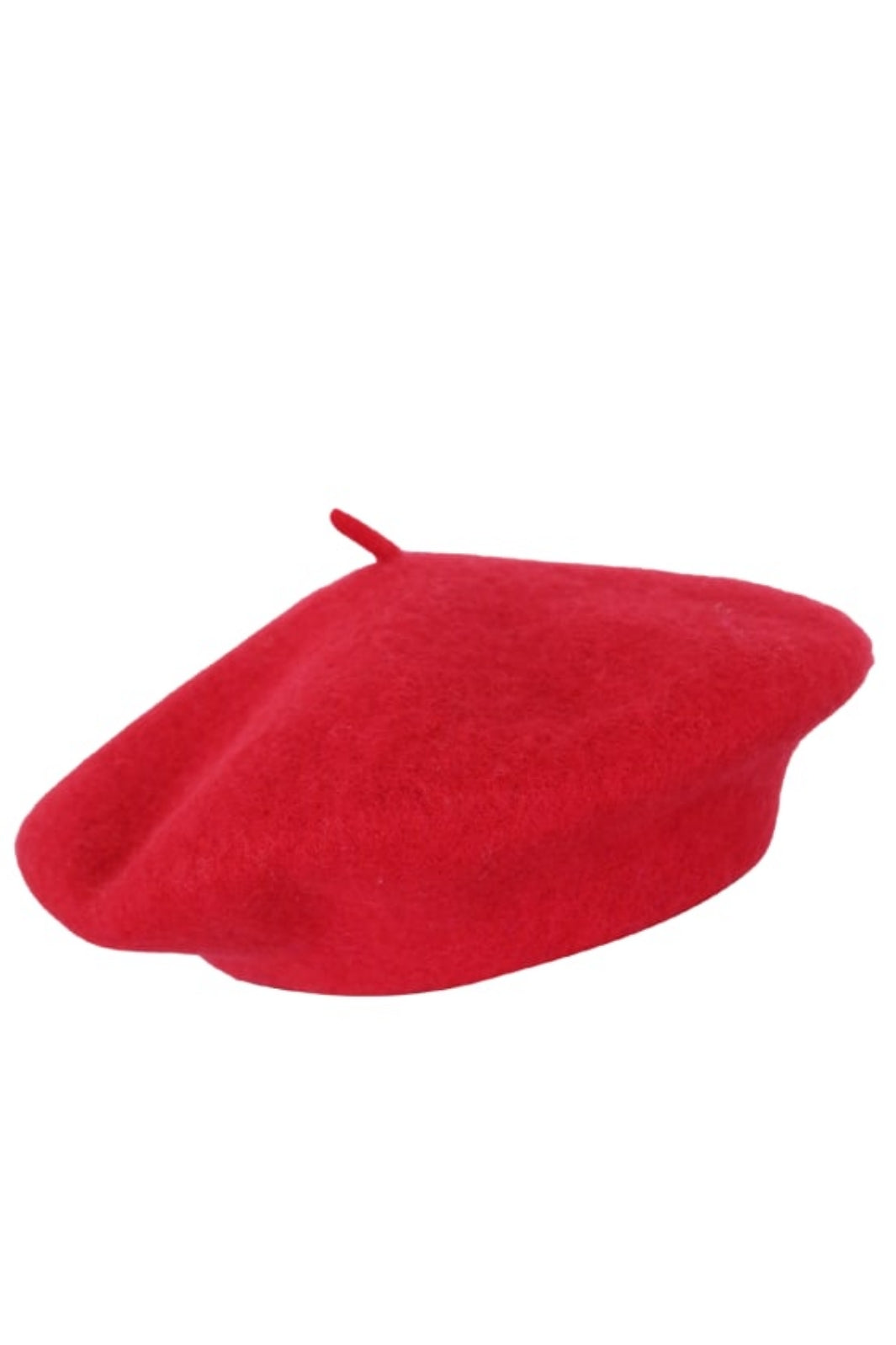 Black Colour - Bcalva Barret Hat - Red Hatte 
