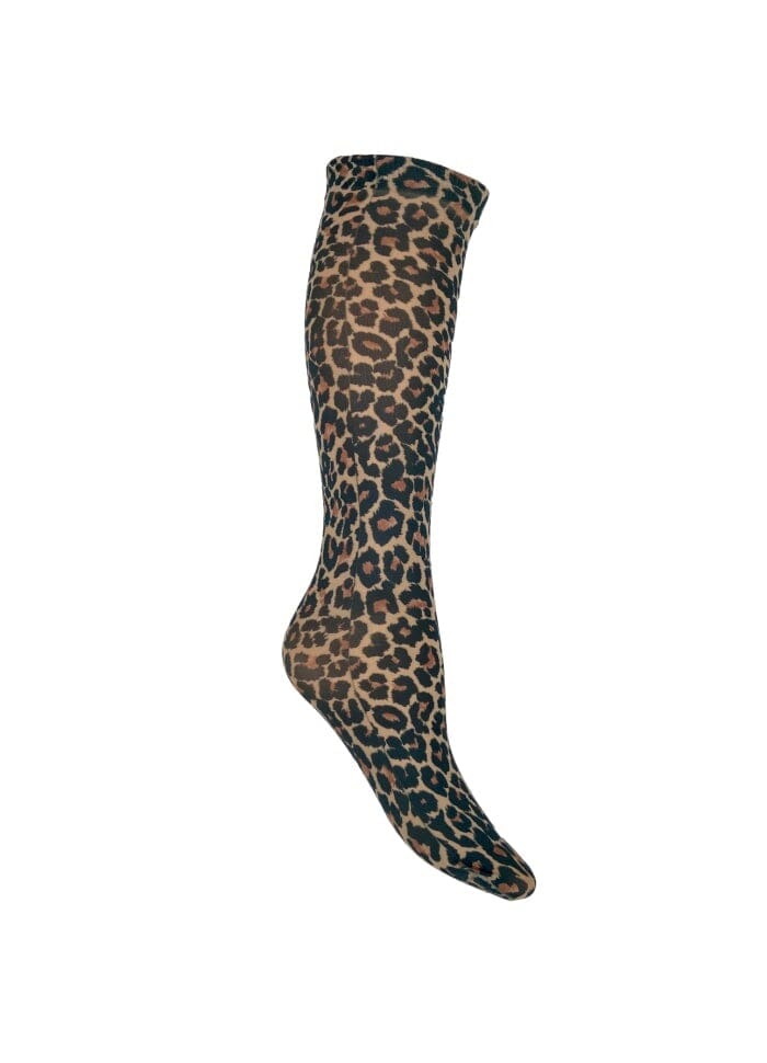 Black Colour - Bcaura Knee High Socks - Leo Natural Strømper 