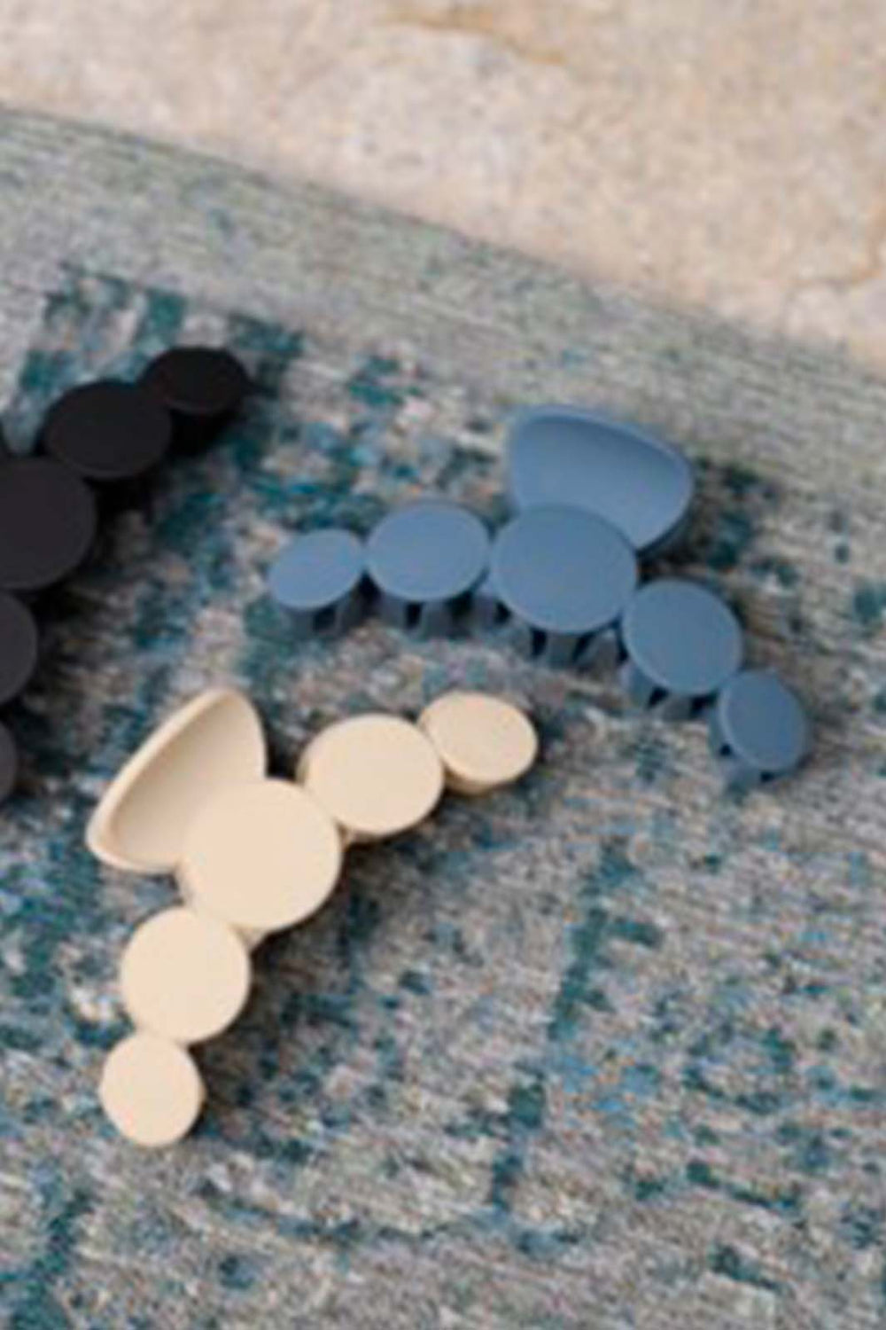 Black Colour - Bcbubble Matt Hair Claw - Sky Blue Hårspænder 