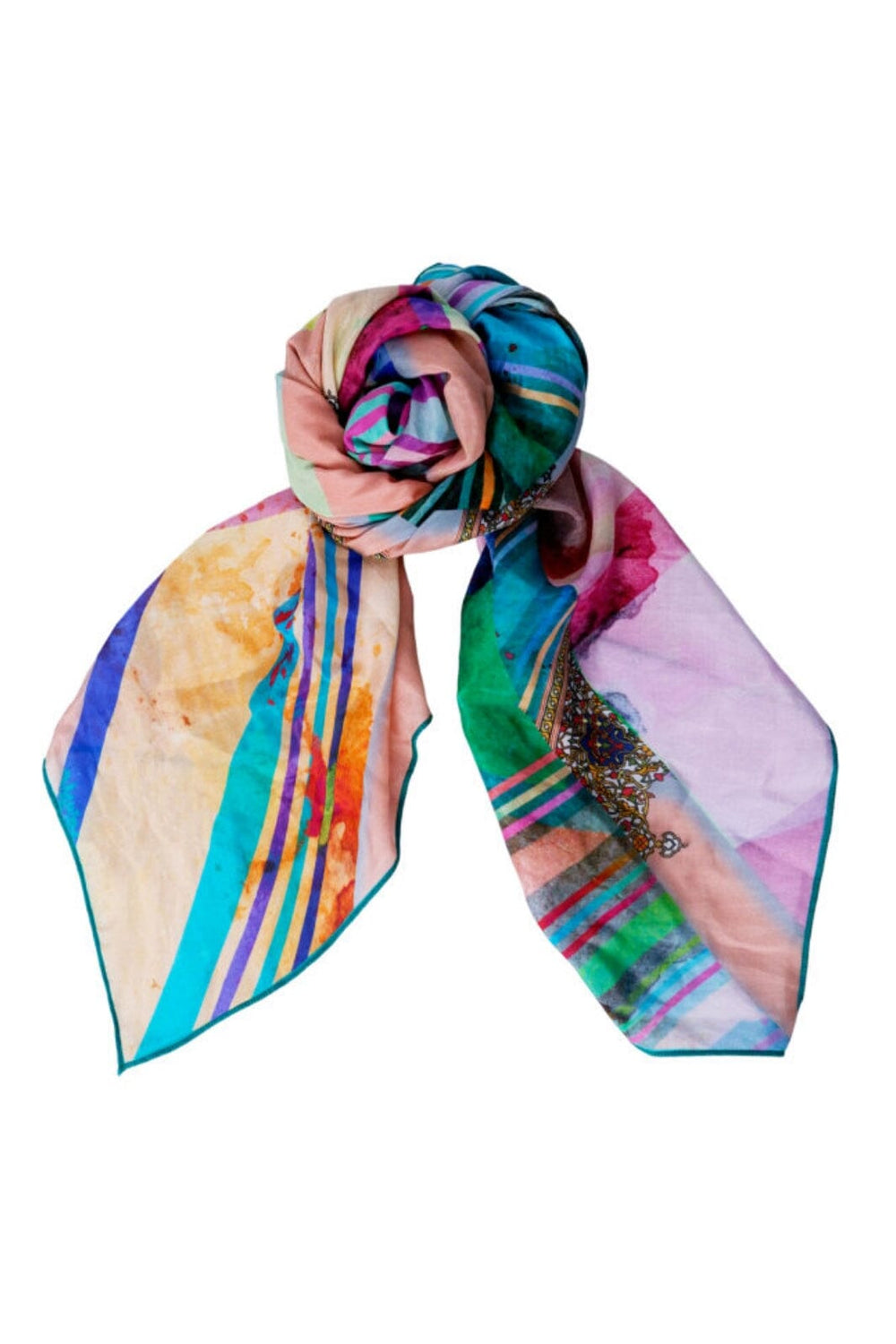 Black Colour - Bccori Square Scarf - Peach Tørklæder 