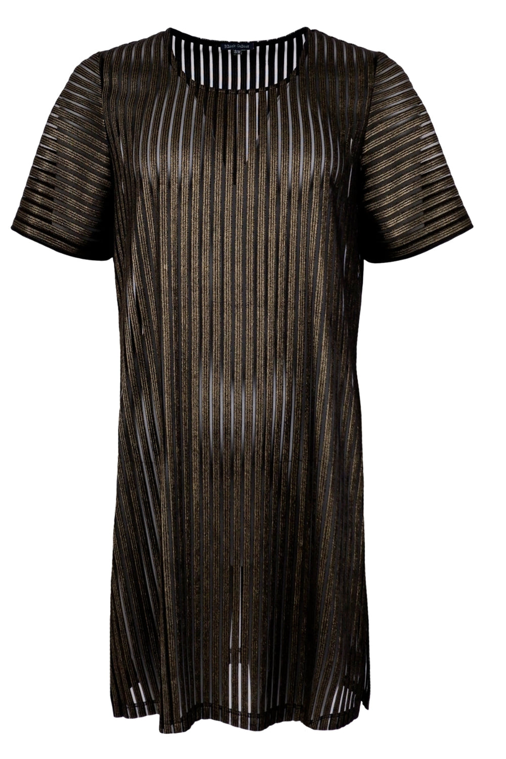 Black Colour - Bcdidi Pinstripe Dress - Bronze 
