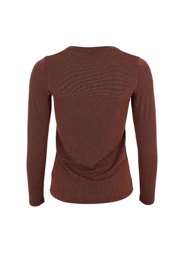 Black Colour - Bcfaye Lurex Blouse - Coffee Bluser 