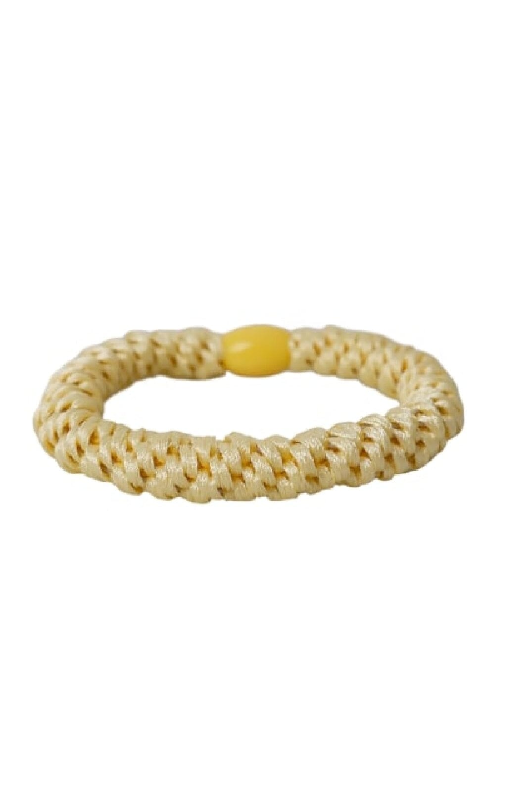 Black Colour - Bckally Elastic - Yellow Pastel Hårelastikker 