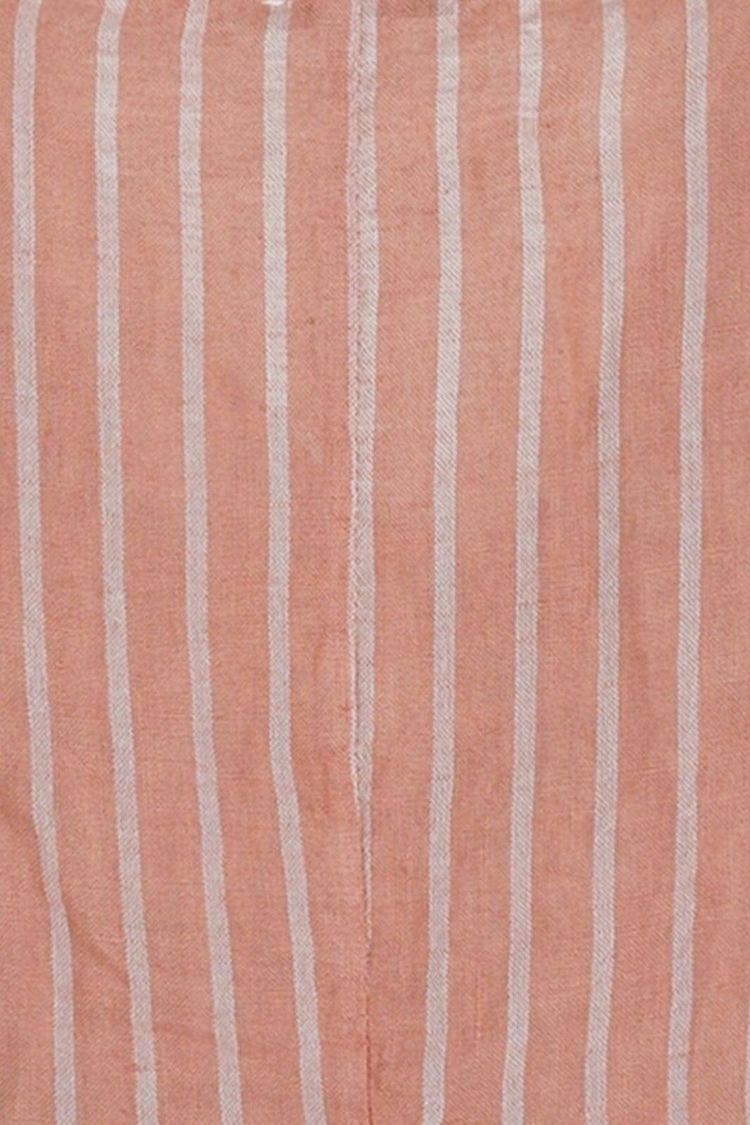Black Colour - Bcmelina Wide Linen Pant - Rose Stripe Bukser 