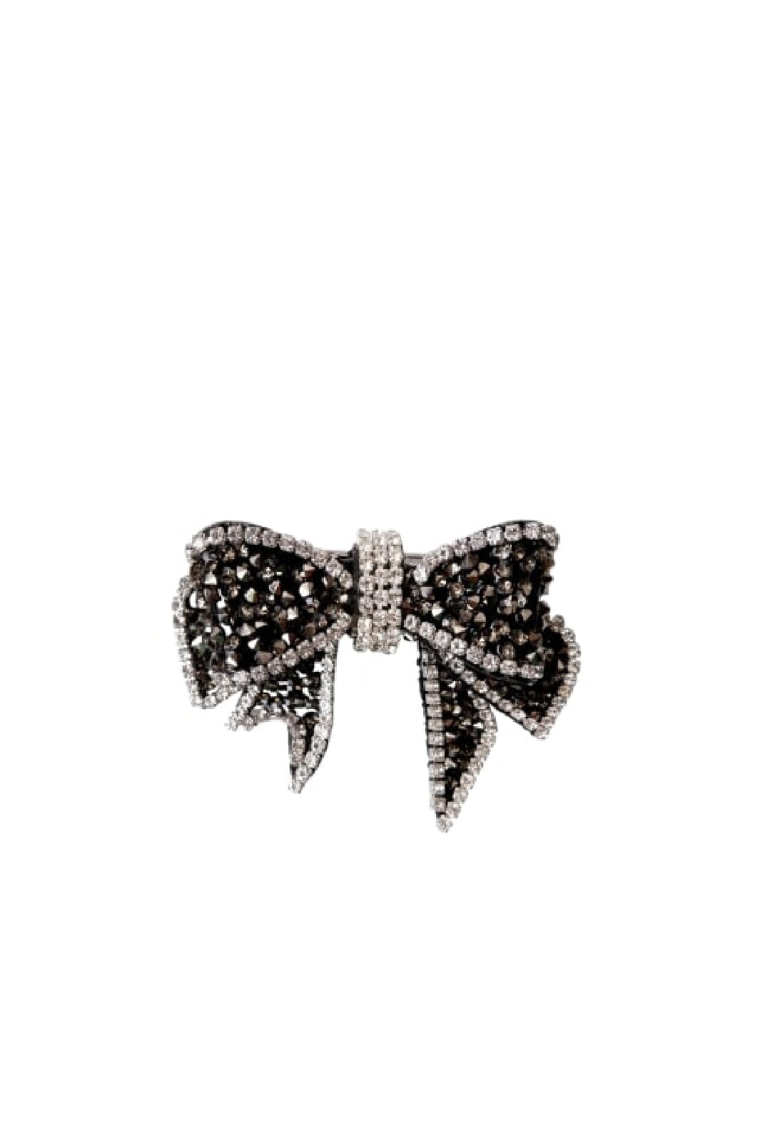 Black Colour - Bcmichaela Small Brooch - Gun Metal Accessories 