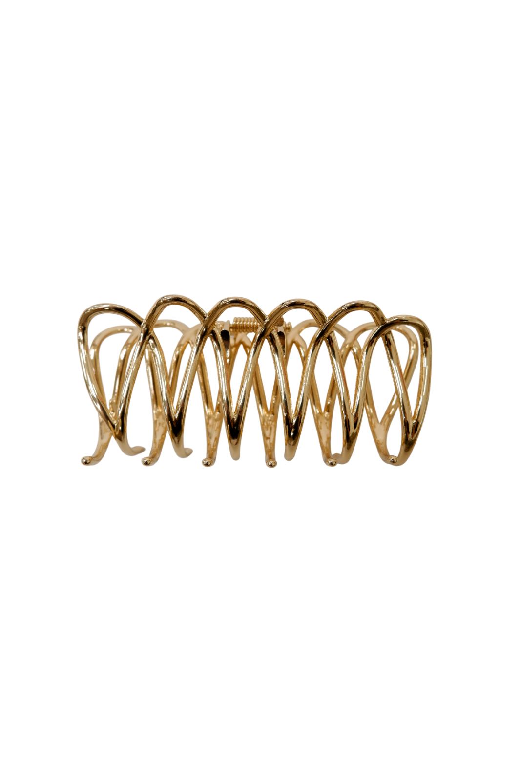 Black Colour - Bcnerina Alloy Hair Claw - Gold Hårspænder 