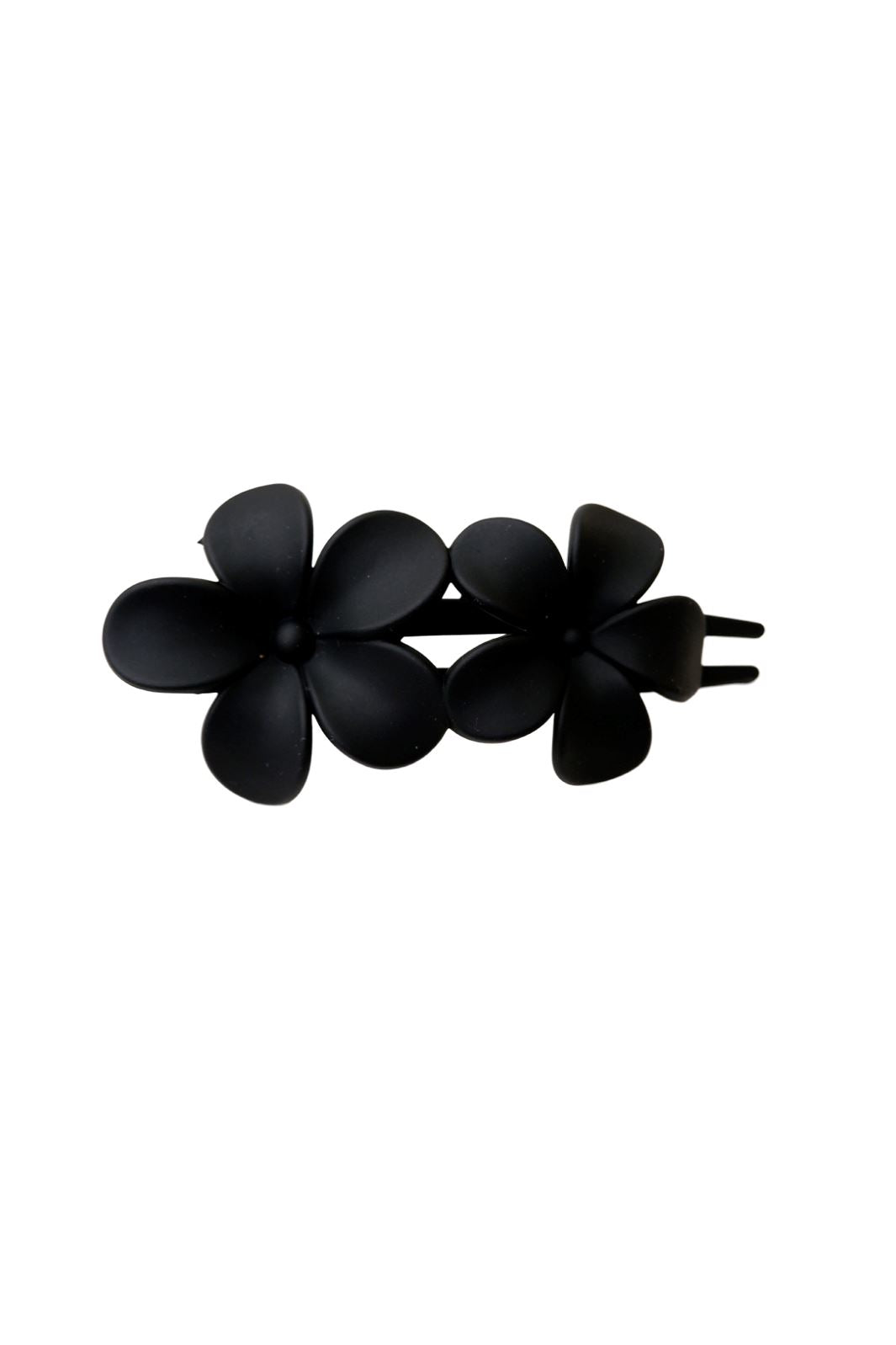 Black Colour - Bcrenesmee Blossom Matt Hair Claw - Black 