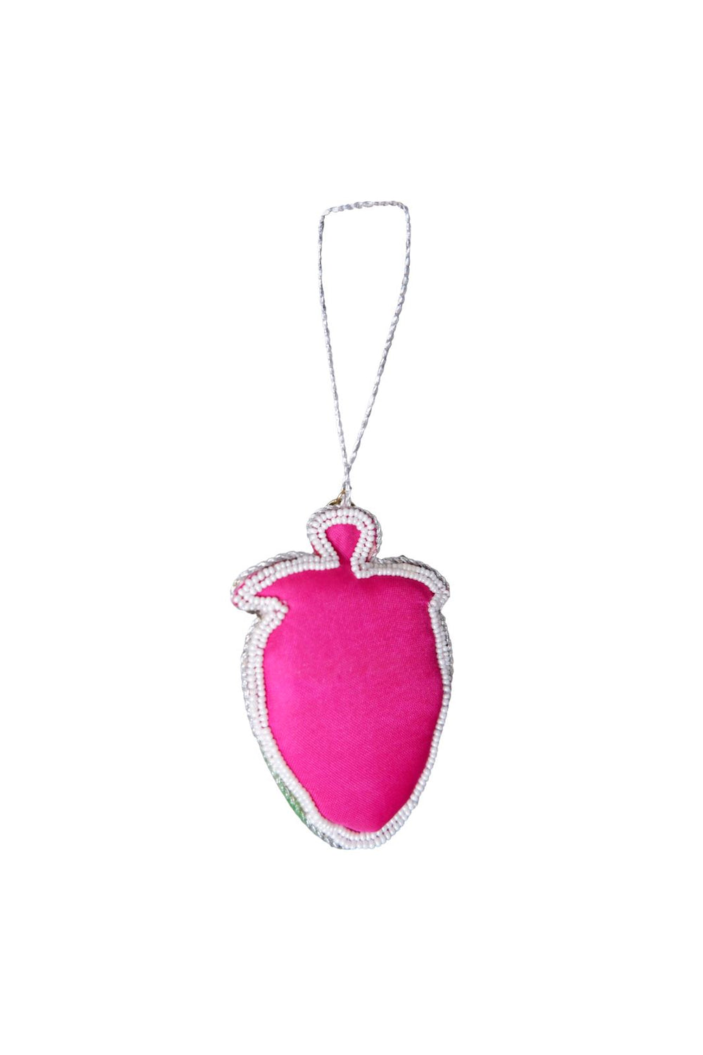 Black Colour - Bcstrawberry Christmas Ornament - Pink