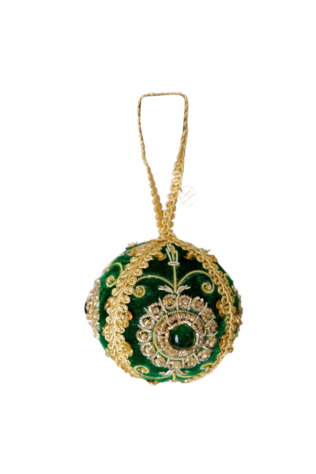 Black Colour - Bcvelvet Ball Christmas Ornament - Green
