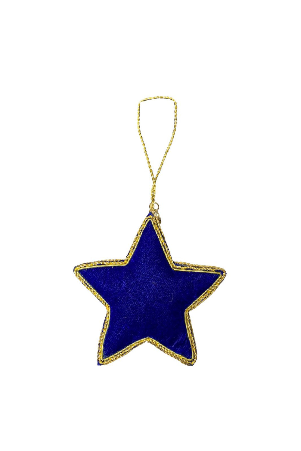 Black Colour - Bcvelvet Star Christmas Ornament - Blue