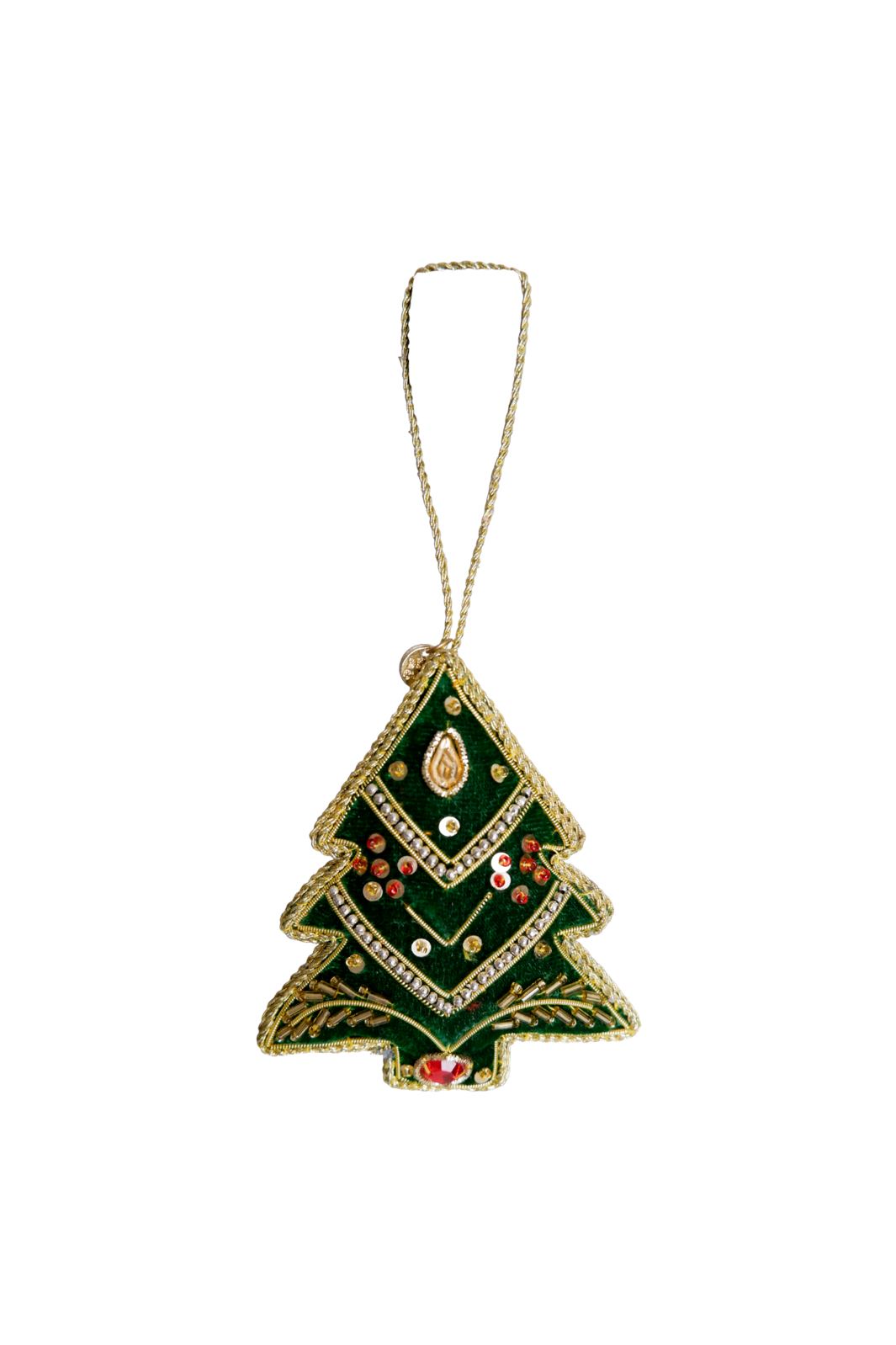 Black Colour - Bcvelvet Tree Christmas Ornament - Green