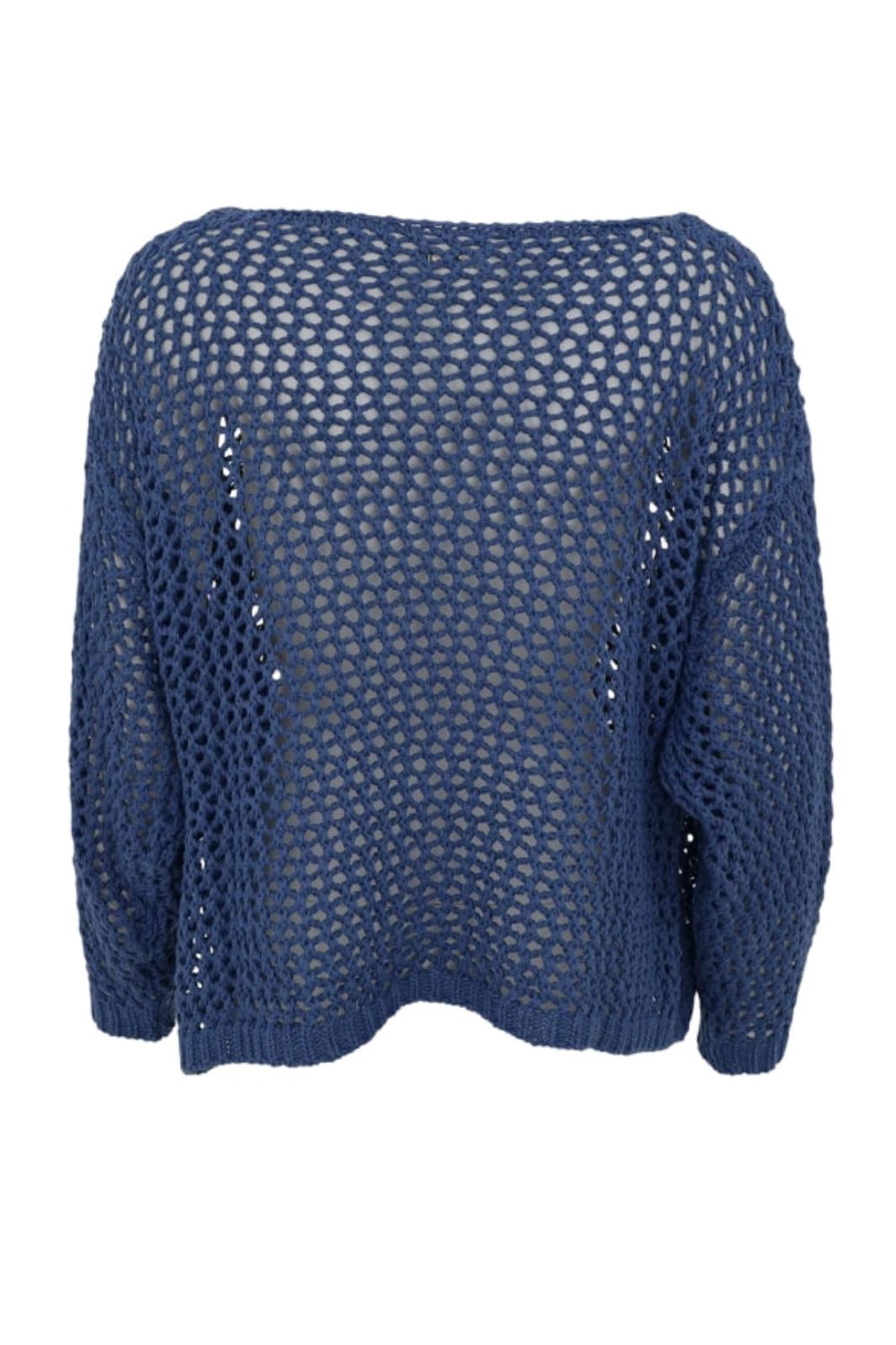 Black Colour - Bczelma Knitted Jumper - Dust Blue Strikbluser 