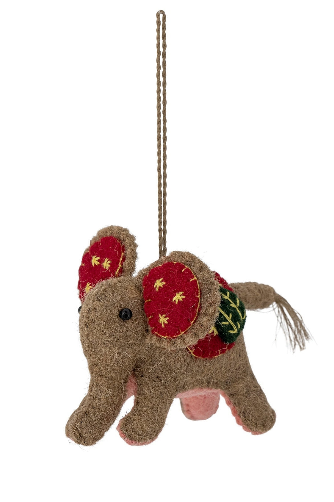 Bloomingville - Cassis Ornament, Brun, Uld - Brown Jul 