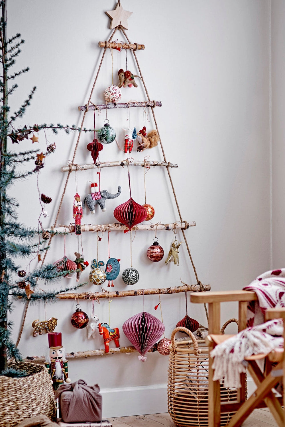 Bloomingville - Chipo Ornament, Brun, Uld - Brown Jul 