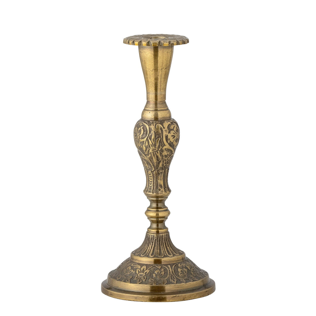 Bloomingville - Lenette Lysestage, Brass, Aluminium 