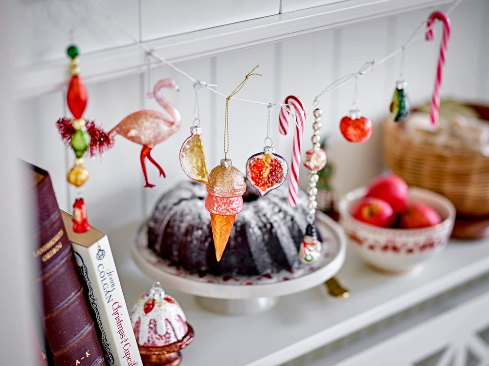 Bloomingville - Pie Ornament, Brun, Glas - Brown 