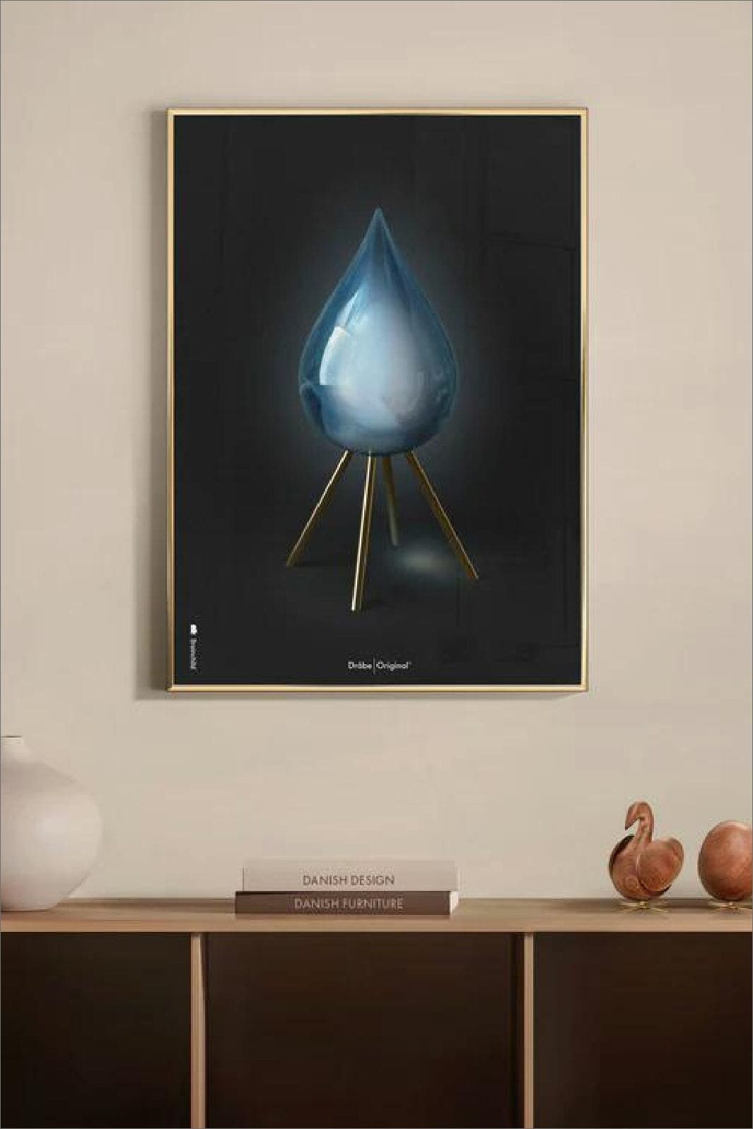 Brainchild - Dråben Plakat - Sort Dekoration 