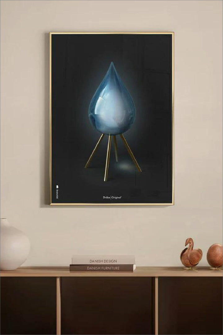 Brainchild - Dråben Plakat - Sort Dekoration 