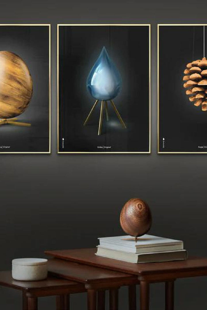 Brainchild - Dråben Plakat - Sort Dekoration 